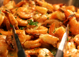 pan fried jumbo garlic shrimp